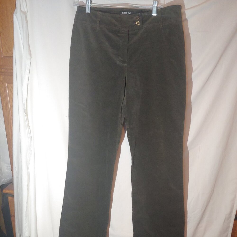 Tribal Brushed Corduroy Straight Leg Pants